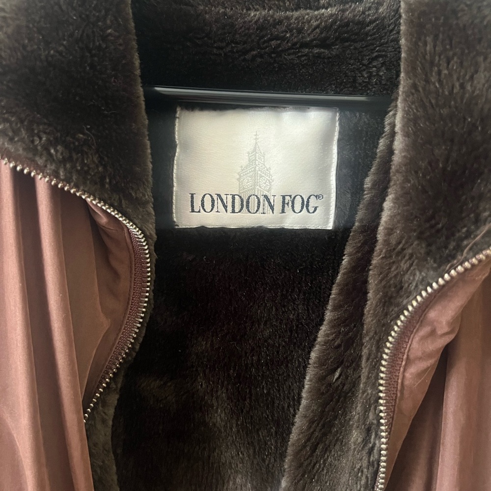 London Fog Chocolate Brown Utility Jacket - Picture 2 of 6